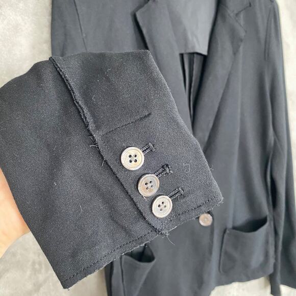 J Jill Womens Blazer Size M Notch Lapel Knit Stretch Business Career Capsule - Picture 3 of 10